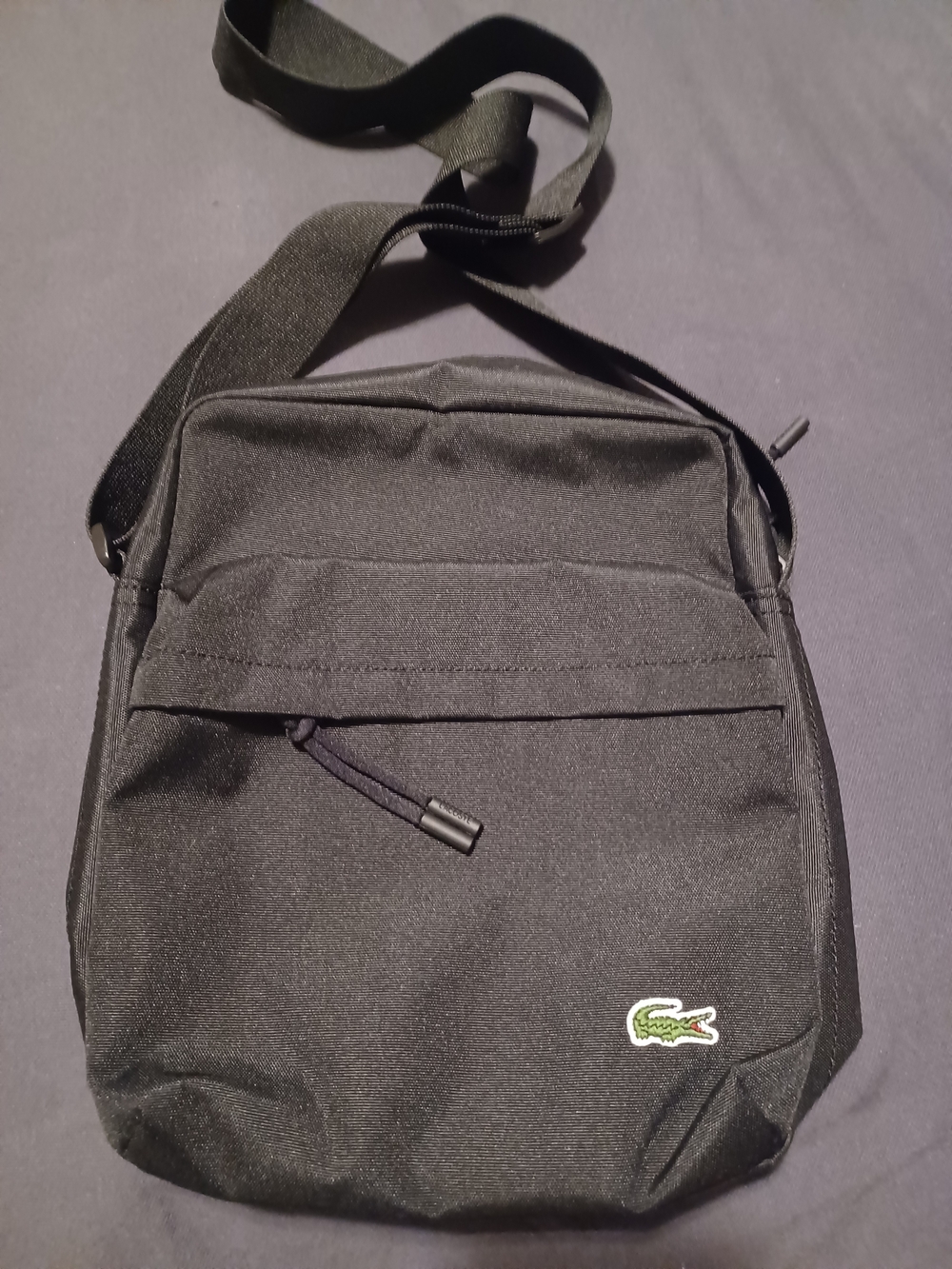 Lacoste Black Crossbody Shoulder Bag